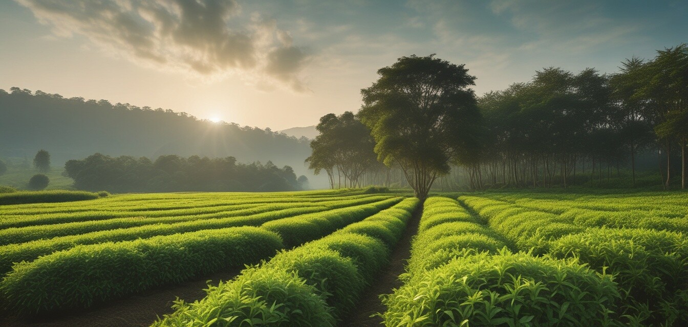Assam tea plantation