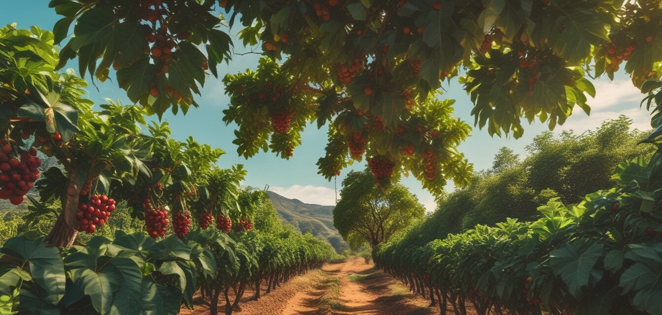 Brazil coffee plantation