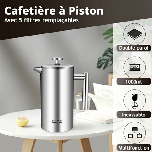 Cafetière à Piston OZAVO
