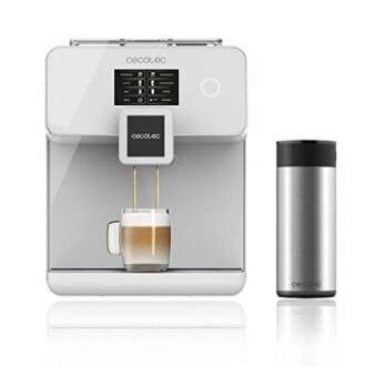 Machine à café Cecotec avec mug en acier inoxydable