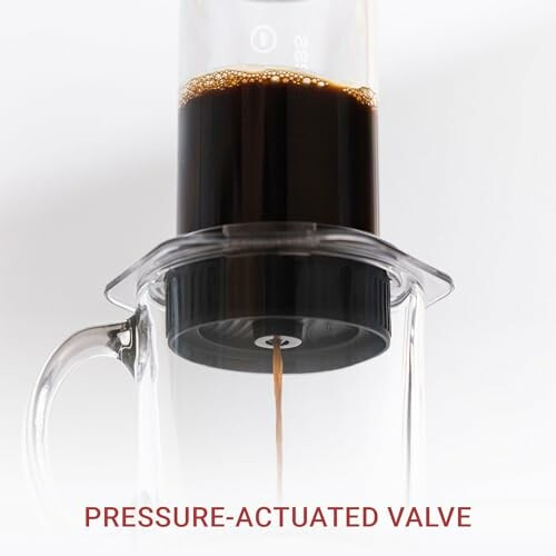 Dispositif de café avec valve à pression