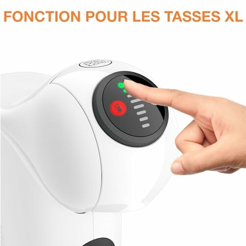 Machine à café avec fonction pour tasses XL.
