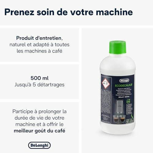Produit d'entretien DeLonghi pour machines à café