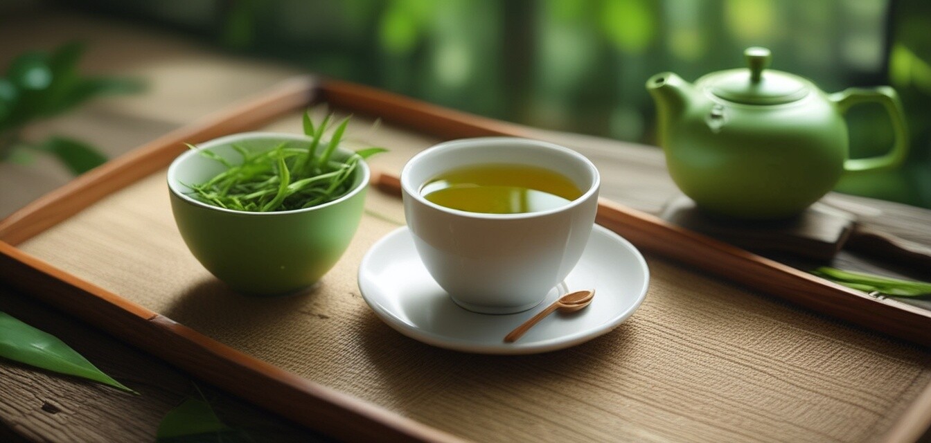 Cup of green tea