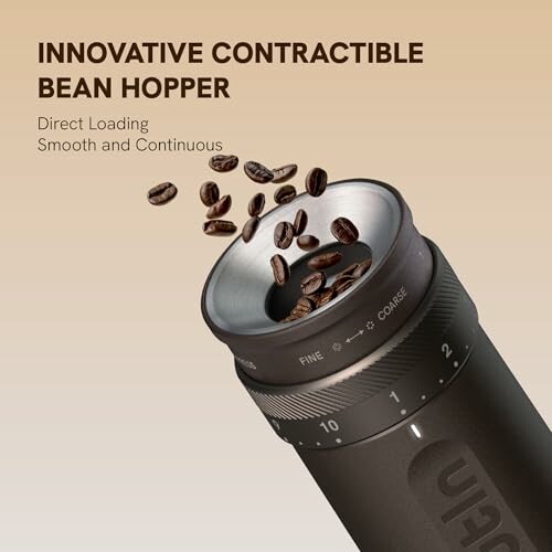 Trémie à grains innovante avec grains de café
