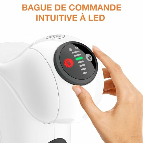 Bague de commande LED sur appareil blanc