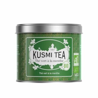 Boîte de thé vert à la menthe de Kusmi Tea