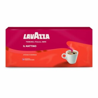 Emballage de café Lavazza Il Mattino avec tasse illustrée