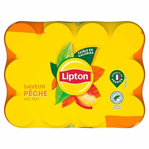 Pack de thé glacé Lipton saveur pêche
