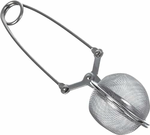Infuseur à thé en métal avec boule maillée