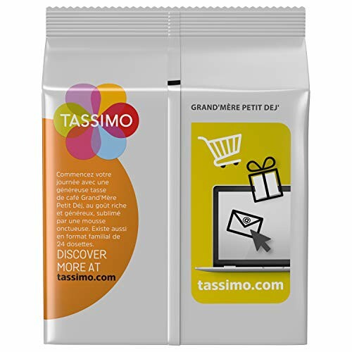 Paquet de dosettes de café Tassimo Grand Mère.