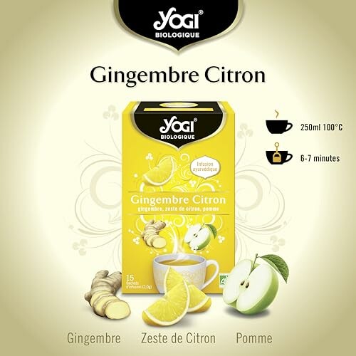 Yogi Biologique Gingembre Citron